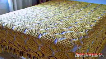 針織作品 壯觀的床上用品四件套,一件件全是大工程啊