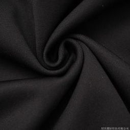 現貨長絲直貢呢針織面料工廠 全滌純色制服連衣裙打底褲彈力布料價格