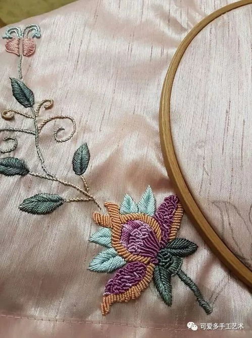 玩了多年的刺繡,都不知道原來可以卷著繡,簡直令人跪服 附教程
